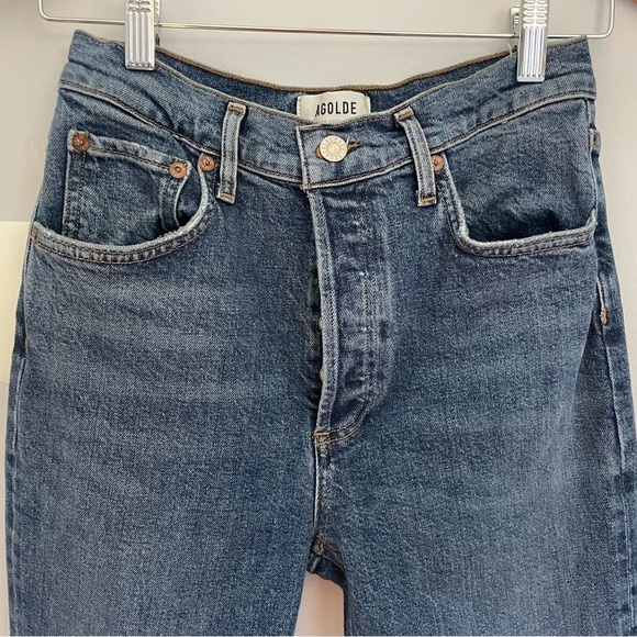 Agolde Blue Ankle & Cropped Jeans - Picture 3 of 11